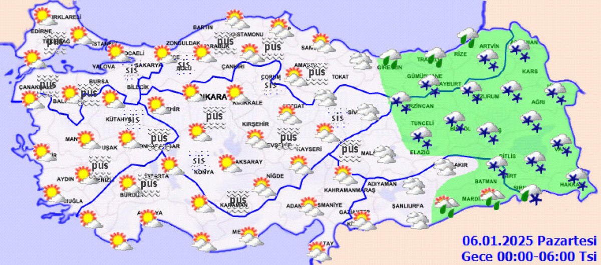 Türkiye'de Yağışlı Hava ve Meteorolojik Uyarılar