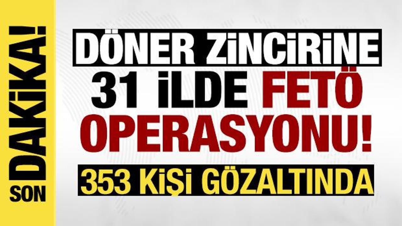 31 İlde FETÖ Operasyonu: 353 Gözaltı