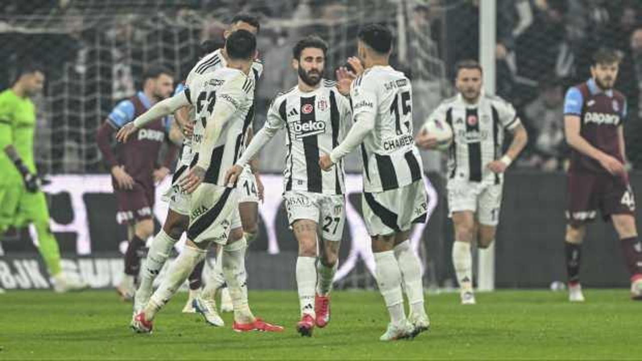 Beşiktaş, Trabzonspor'u 2-1 Yenerek 3 Puan Aldı