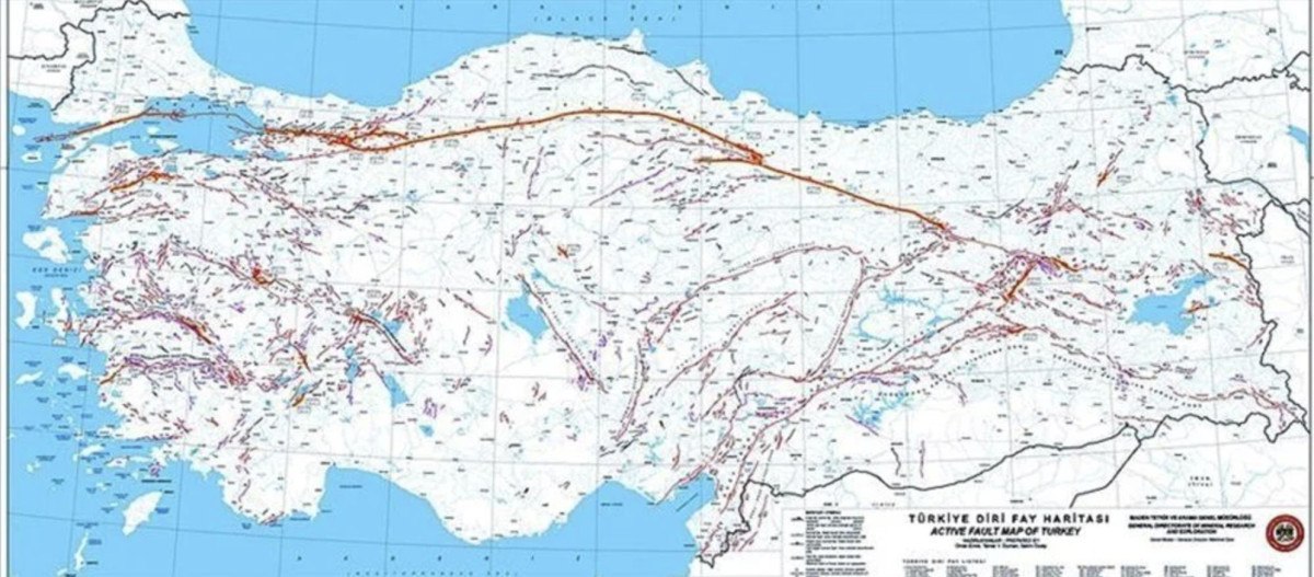 Fay Hattı Haritası Yenilendi: 45 İl ve 110 İlçe Deprem Riski Taşıyor