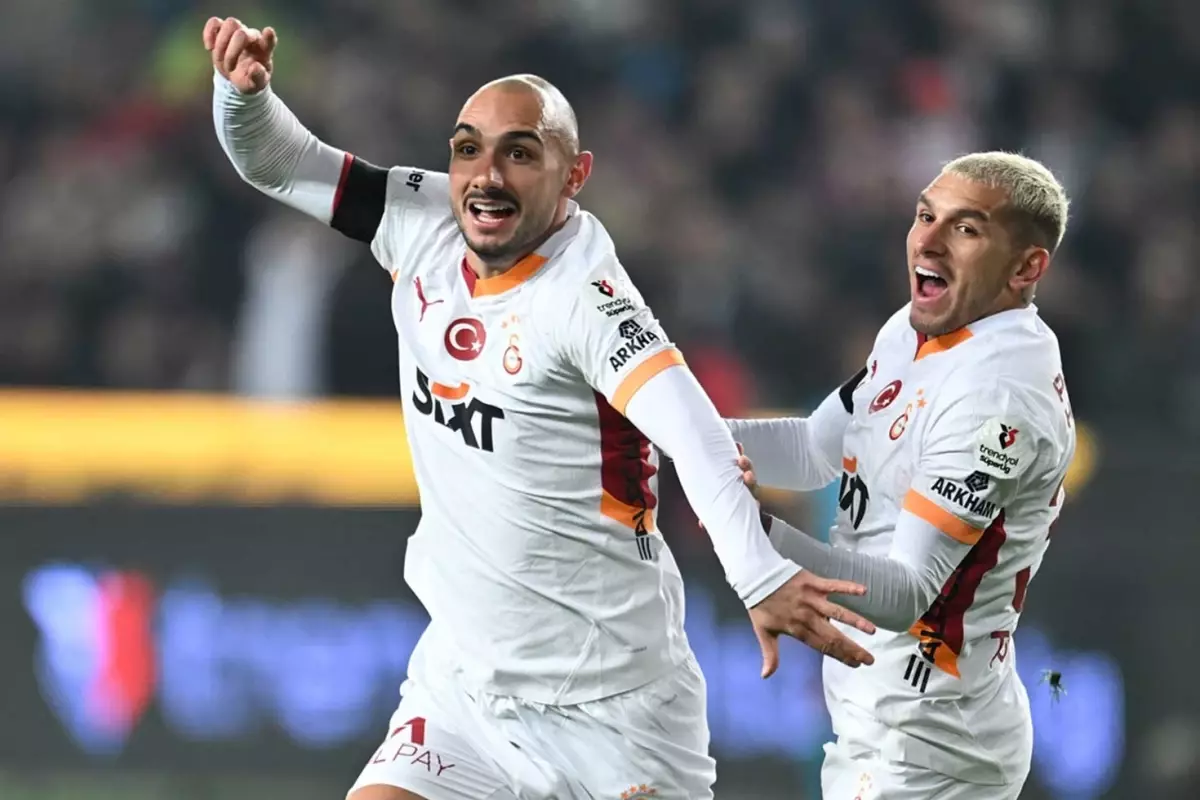 Galatasaray, Gaziantep FK'yı 1-0 Yenerek Öne Geçti