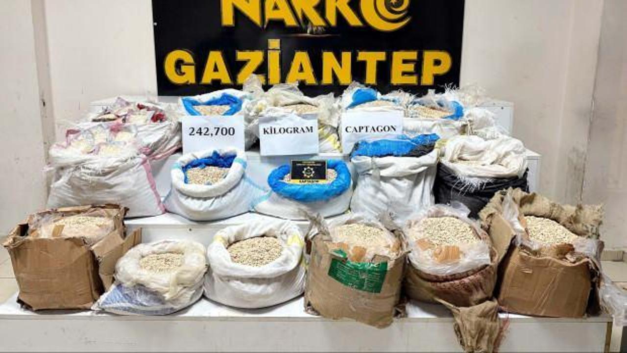 Gaziantep'te 1 Milyon 427 Bin Uyuşturucu Hap Ele Geçirildi