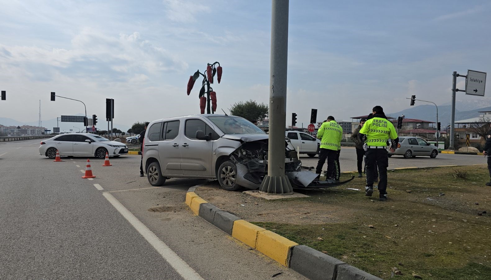 Gaziantep'te Trafik Kazası: 2 Yaralı