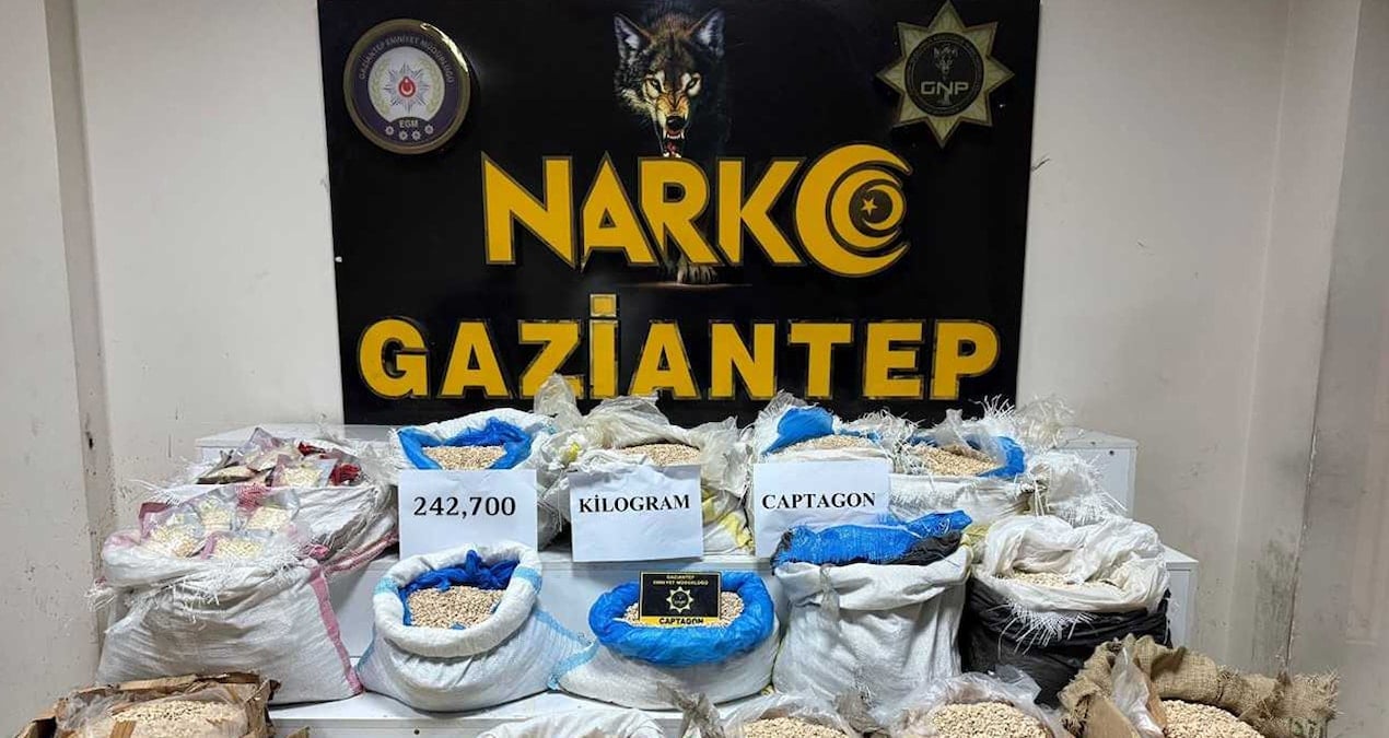 Gaziantep'te Uyuşturucu Operasyonu: 1 Milyon 427 Bin Hap Ele Geçirildi