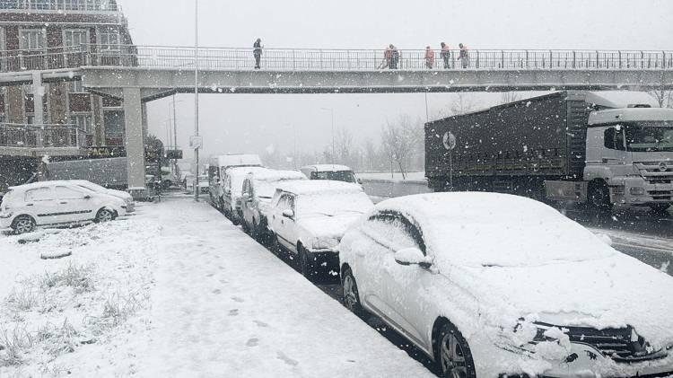 İstanbul ve 33 İlde Yoğun Kar Yağışı Uyarısı