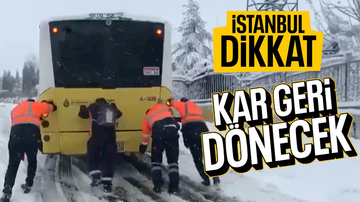 İstanbul'a Kar Yağışı Geri Dönüyor