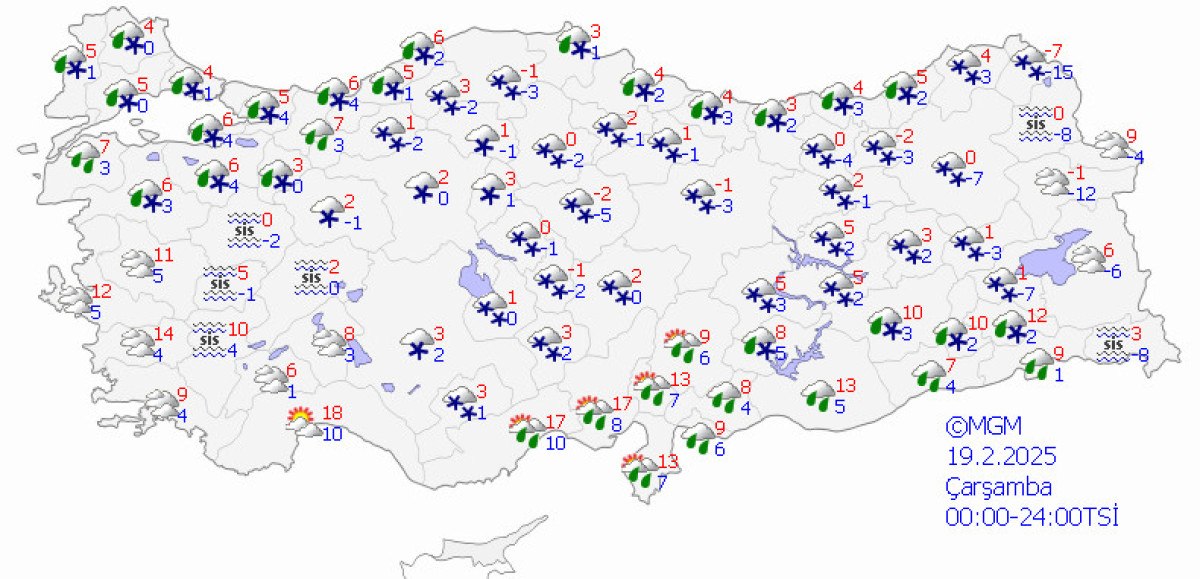 İstanbul'a Kar Yağışı Geri Dönüyor