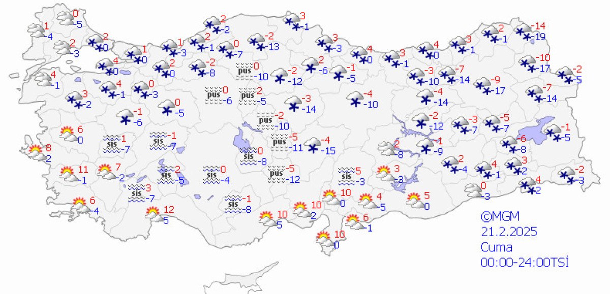 İstanbul'a Sibirya Soğukları Geldi: Kar Yağışı Bekleniyor