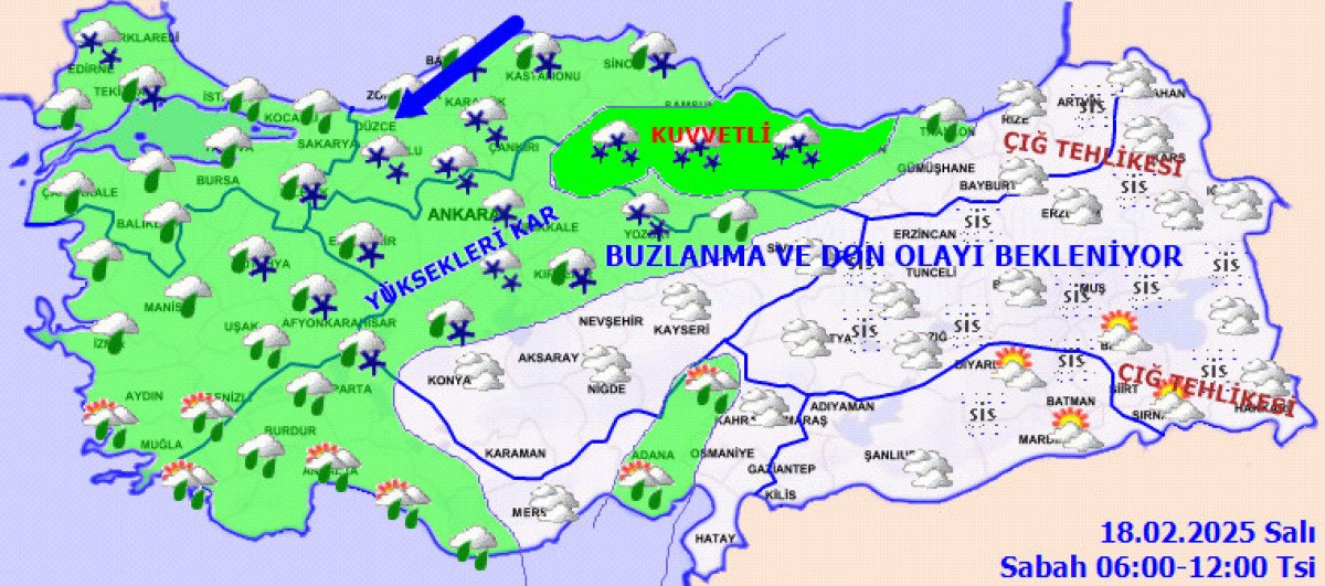 İstanbul'a Sibirya Soğukları Geldi: Kar Yağışı Bekleniyor