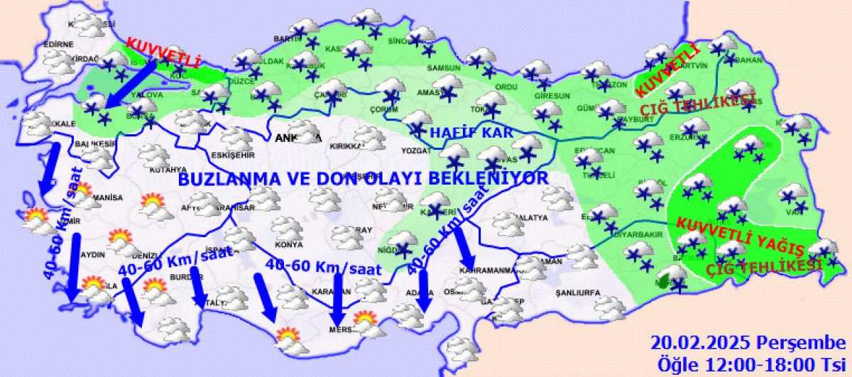 İstanbul'da Kar Yağışı ve Hava Durumu Uyarıları