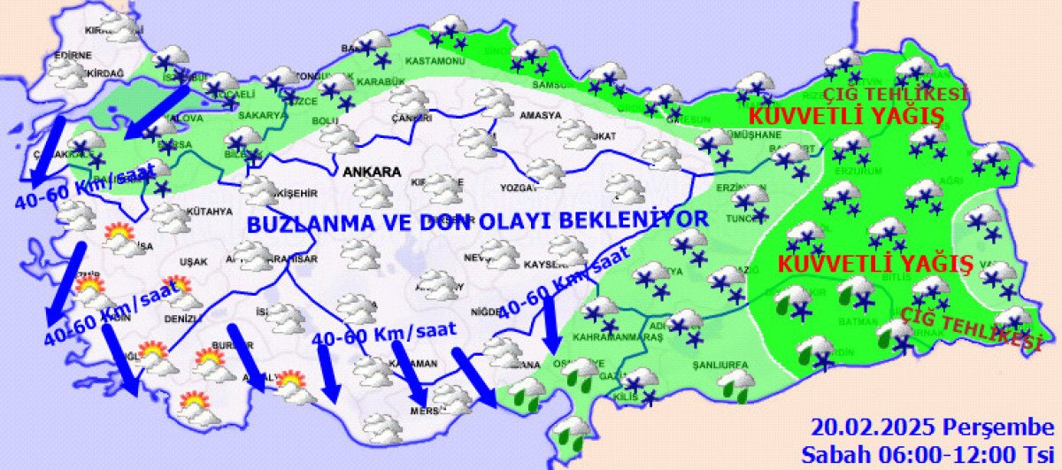 İstanbul'da Kar Yağışı ve Hava Durumu Uyarıları