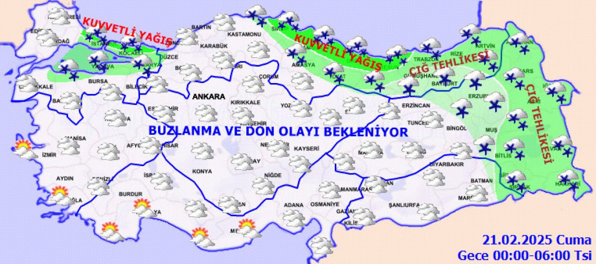 İstanbul'da Kar Yağışı ve Hava Durumu Uyarıları