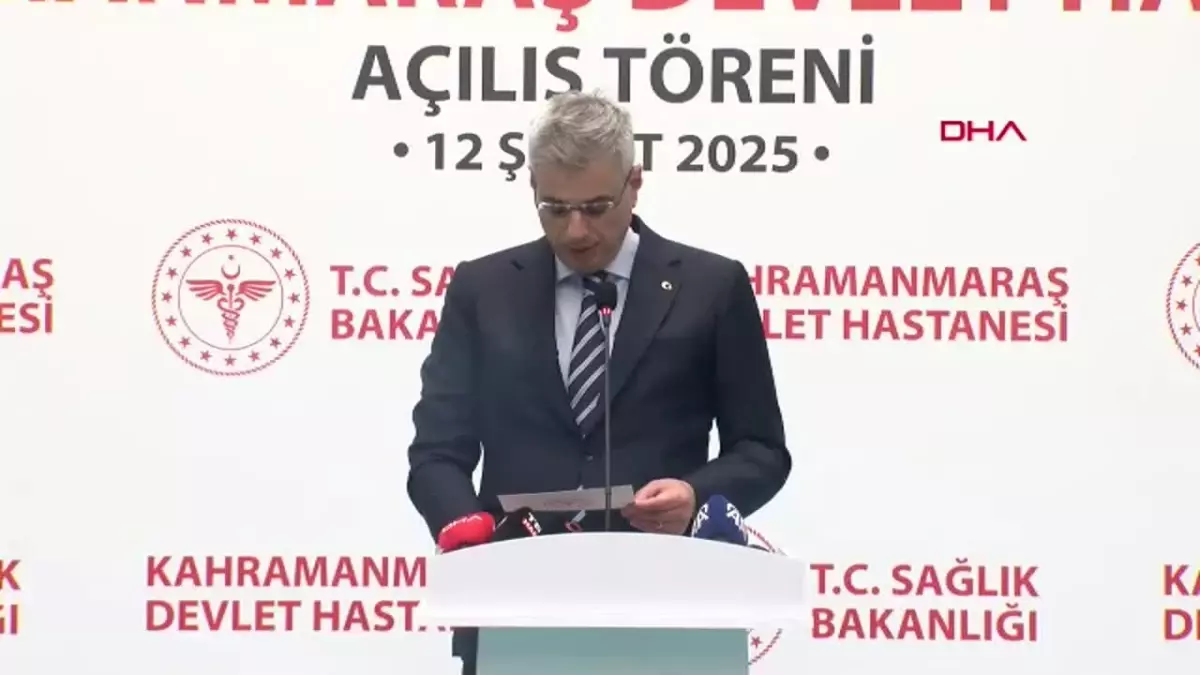 Kahramanmaraş Devlet Hastanesi Açılışı Gerçekleşti