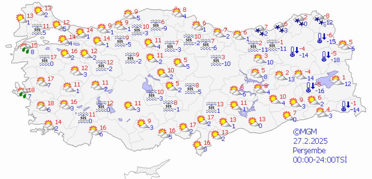 Kar Yağışı Buzlanmaya Dönüşüyor, Sıcaklıklar Artıyor