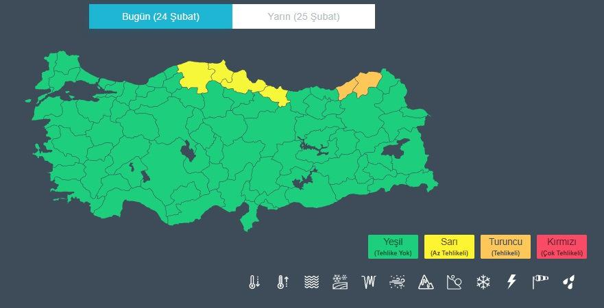 Meteoroloji Genel Müdürlüğü'nden Kar ve Buzlanma Uyarısı