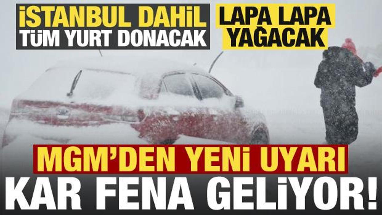 Meteoroloji'den Kar Uyarısı: Sıcaklıklar 12 Derece Düşecek