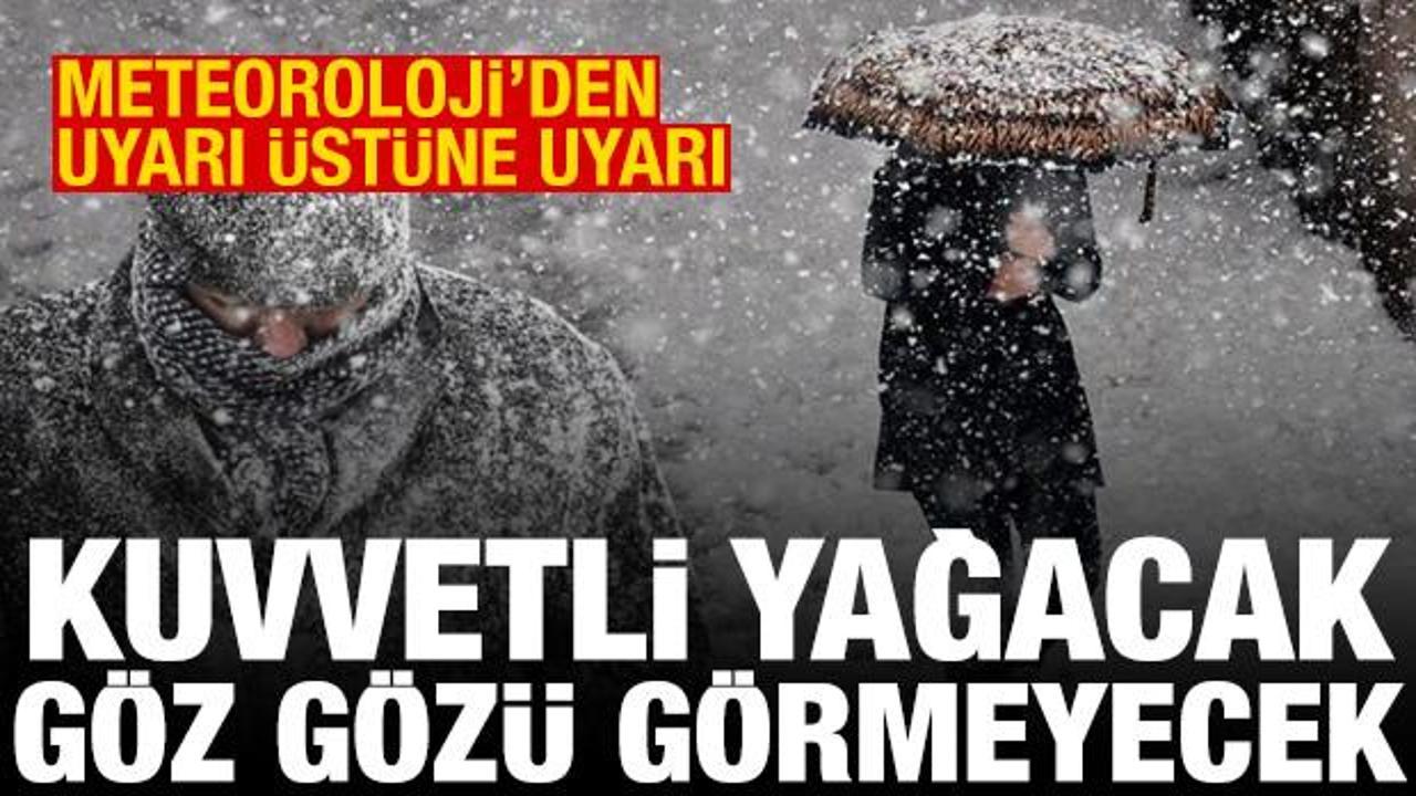 Meteoroloji'den Kuvvetli Kar ve Rüzgar Uyarısı