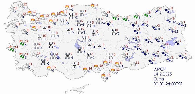 Sıcaklık Düşüyor! Yeni Kar Yağışı ve Hava Durumu Uyarıları