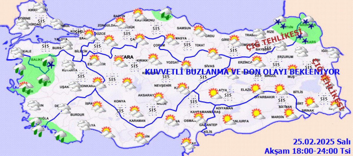 Türkiye Genelinde Hava Durumu Raporu