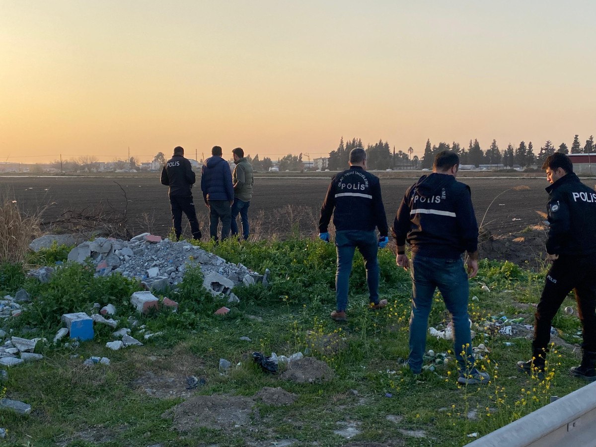 Adana'da Dere Yatağında İnsan İskeleti Bulundu