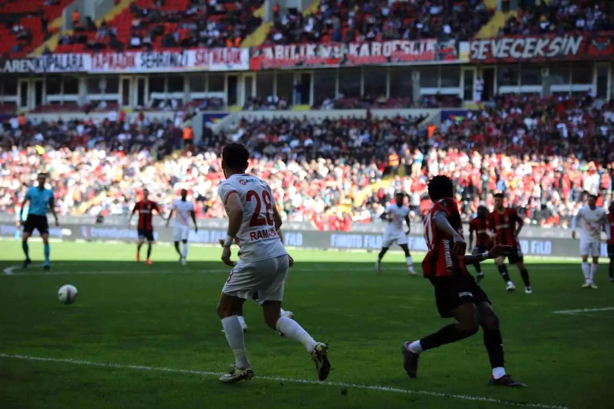 Gaziantep FK ve Kayserispor Arasında İlk Yarı 0-0 Beraberlik