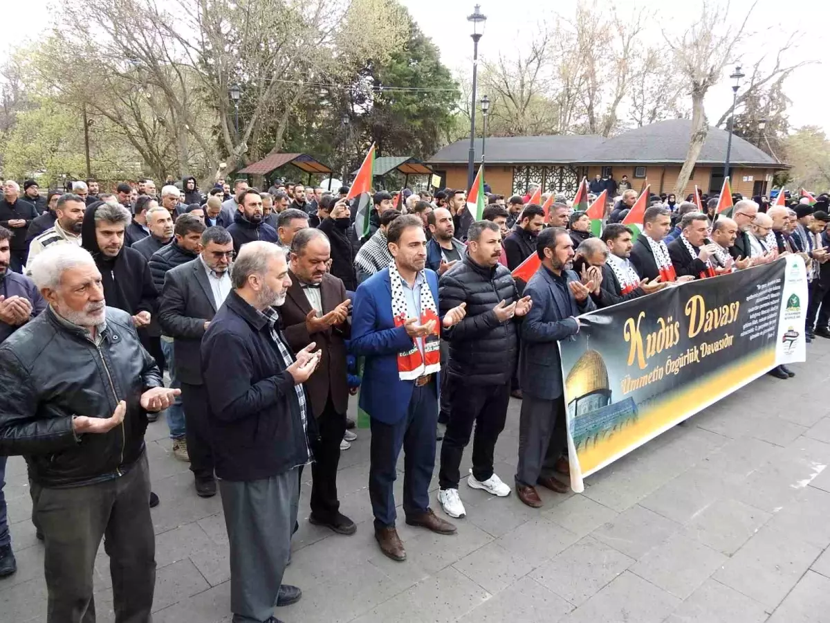 Gaziantep'te Gazze'ye Destek Protestosu