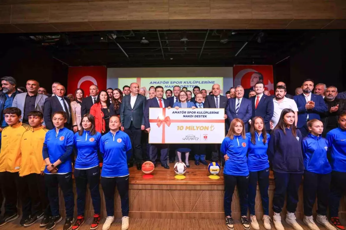 Gaziantep'ten Amatör Spor Kulüplerine 10 Milyon TL Destek Programı