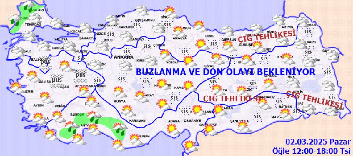 Meteoroloji: 5 İlde Yağış ve Kar Bekleniyor