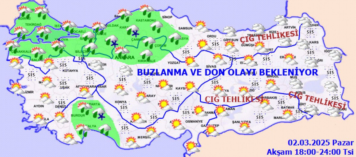 Meteoroloji: 5 İlde Yağış ve Kar Bekleniyor