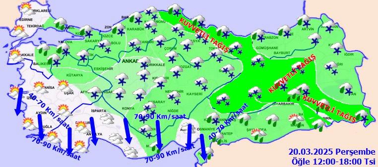 Meteoroloji'den 33 Kente Sarı Kodlu Uyarı!