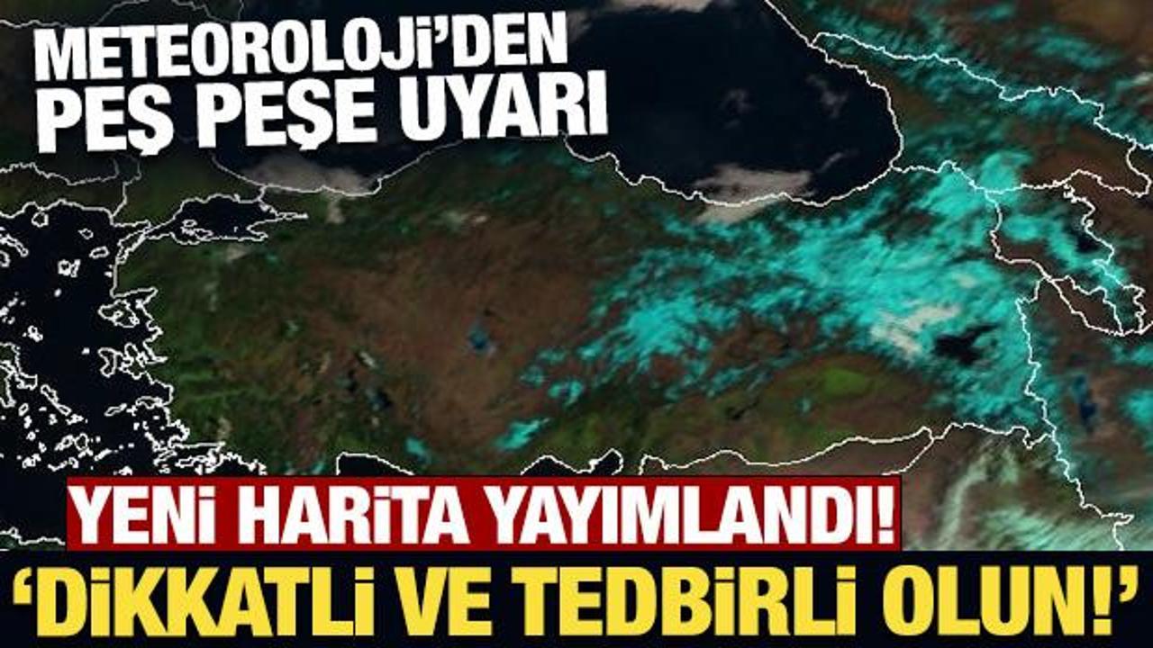 Meteoroloji'den Buzlanma, Don ve Çığ Uyarısı!