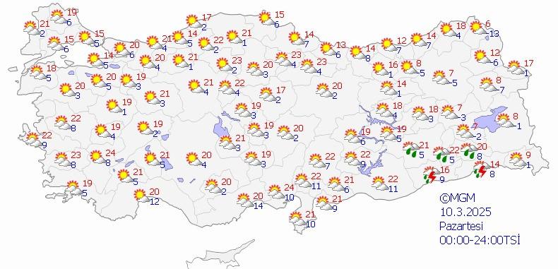 Meteoroloji'den Sıcaklık Uyarısı: Hava 20 Dereceyi Aşacak