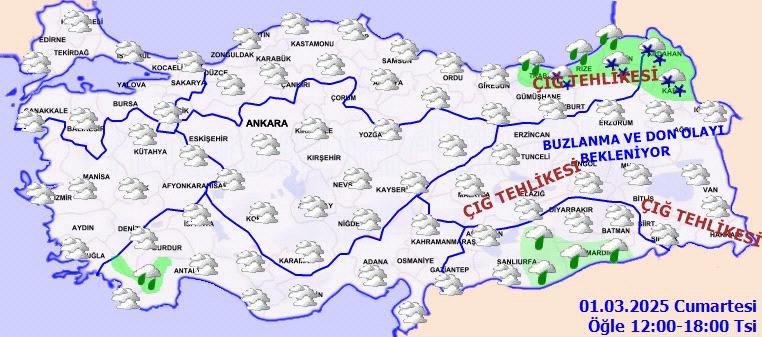 Meteoroloji'den Son Dakika Hava Tahmini ve Uyarılar