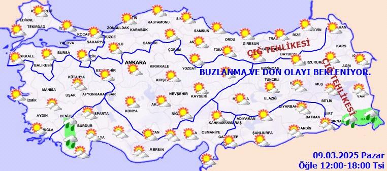 Meteoroloji'den Uyarılar: Doğu Anadolu ve Güneydoğu'da Yağmur ve Çığ Tehlikesi