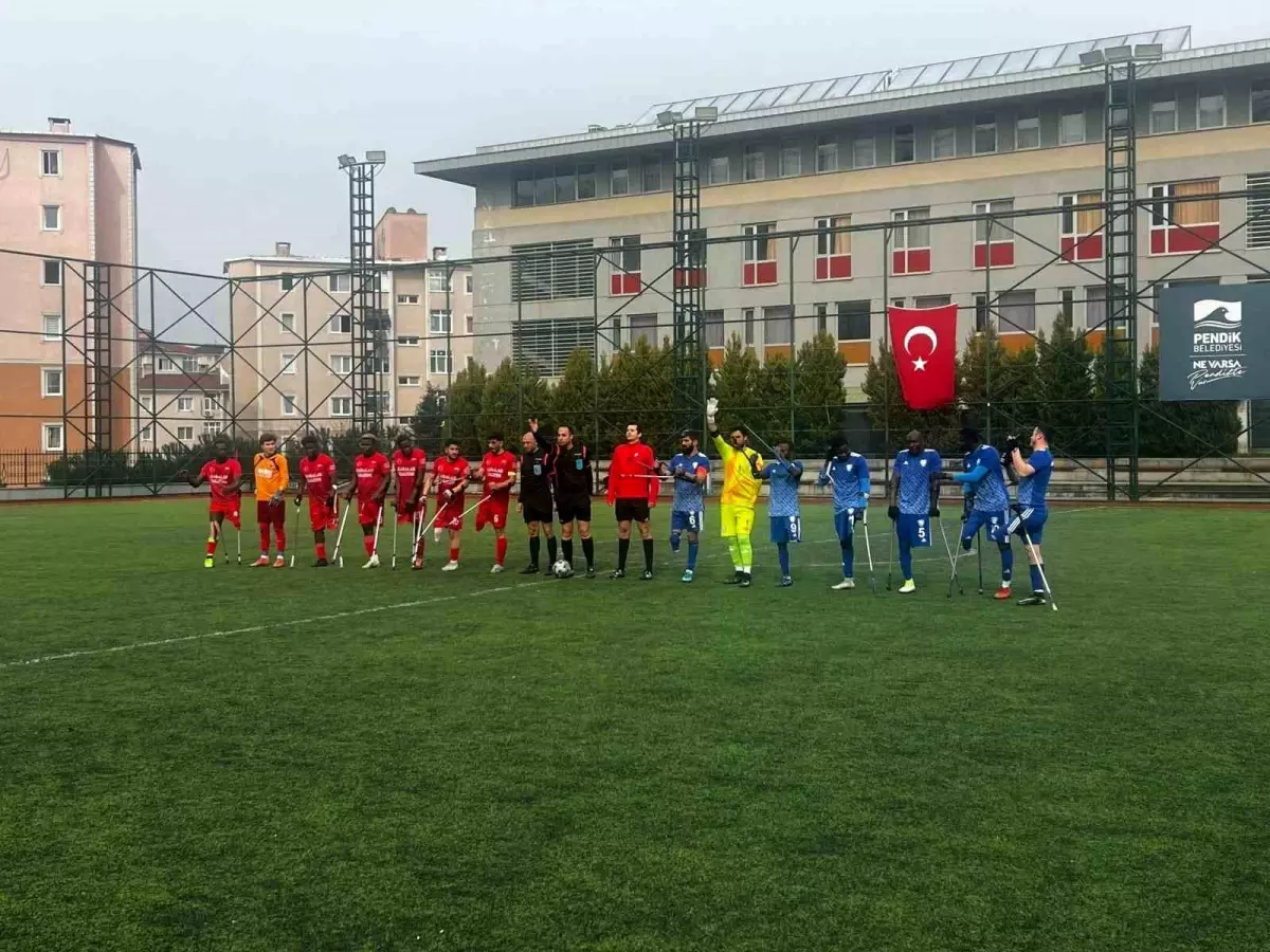 Şahinbey Ampute Futbol Takımı'ndan Şişli Yeditepe'ye 5-0 Galibiyet