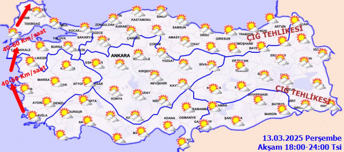 Türkiye'de Hava Durumu: Sıcaklıklar Düşüyor ve Sağanak Yağışlar Geliyor