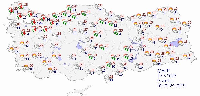 Ülke Genelinde Hava Durumu Tahminleri ve Uyarılar