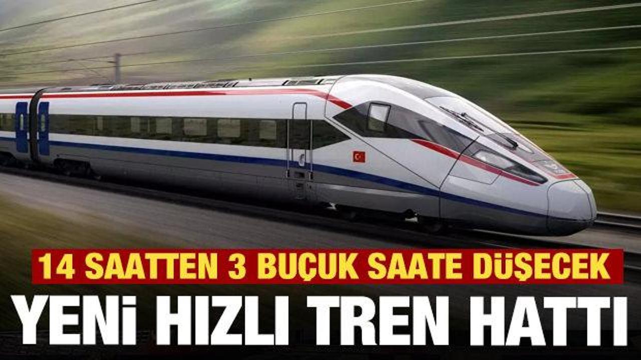 Yeni Hızlı Tren Hattı ile Ankara-İzmir Seyahati 3,5 Saate Düşecek