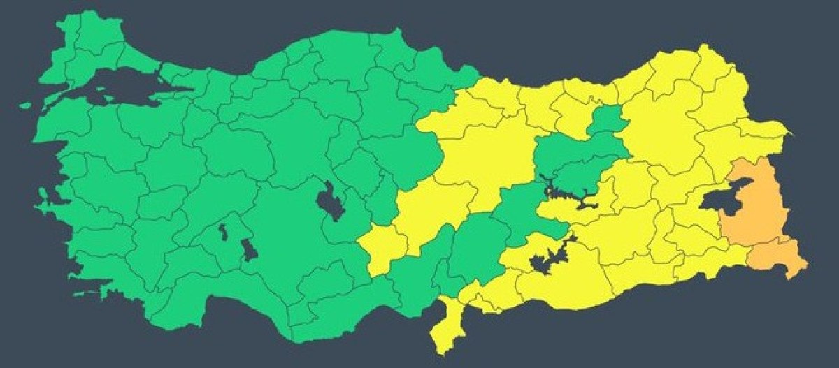 AFAD'dan 2 İle Turuncu, 29 İle Sarı Uyarı: Sağanak Bekleniyor