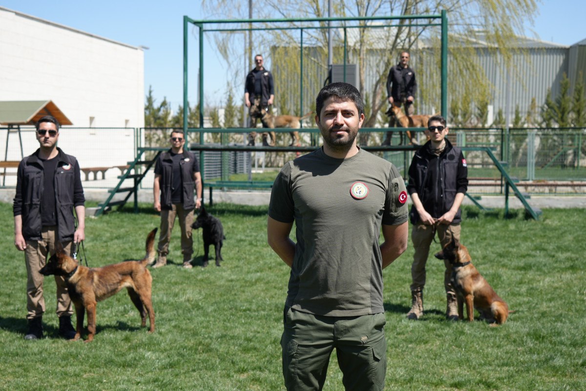 Ankara'da sınırların gizli kahramanı hassas burun köpekler böyle eğitiliyor