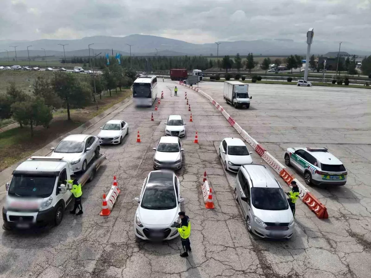 Gaziantep'te Dron İle Trafik Denetimi