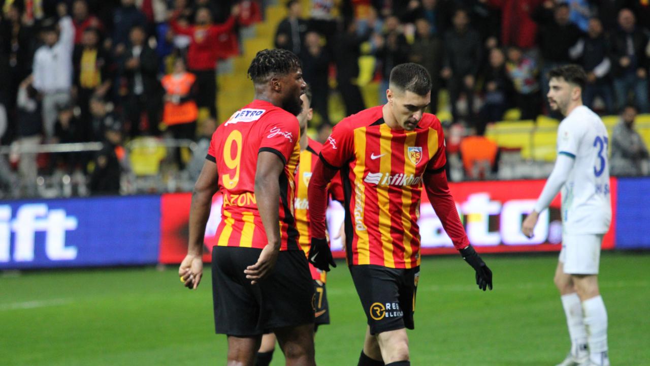 Kayserispor kritik virajı tek golle döndü!
