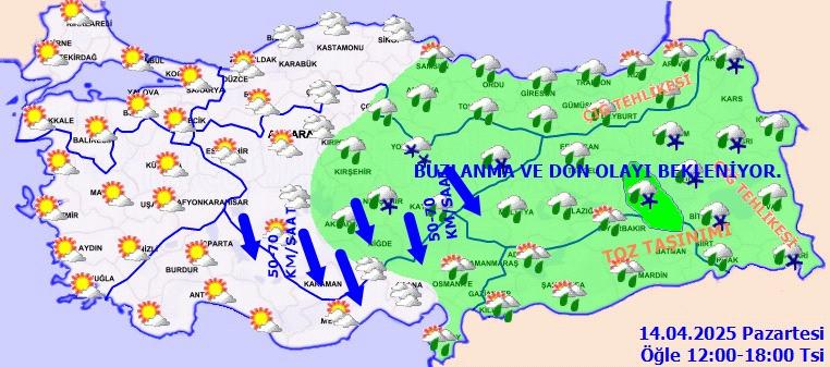 Meteoroloji'den Ülke Genelinde Kuvvetli Yağış ve Rüzgar Uyarısı