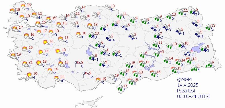 Meteoroloji'den Ülke Genelinde Kuvvetli Yağış ve Rüzgar Uyarısı