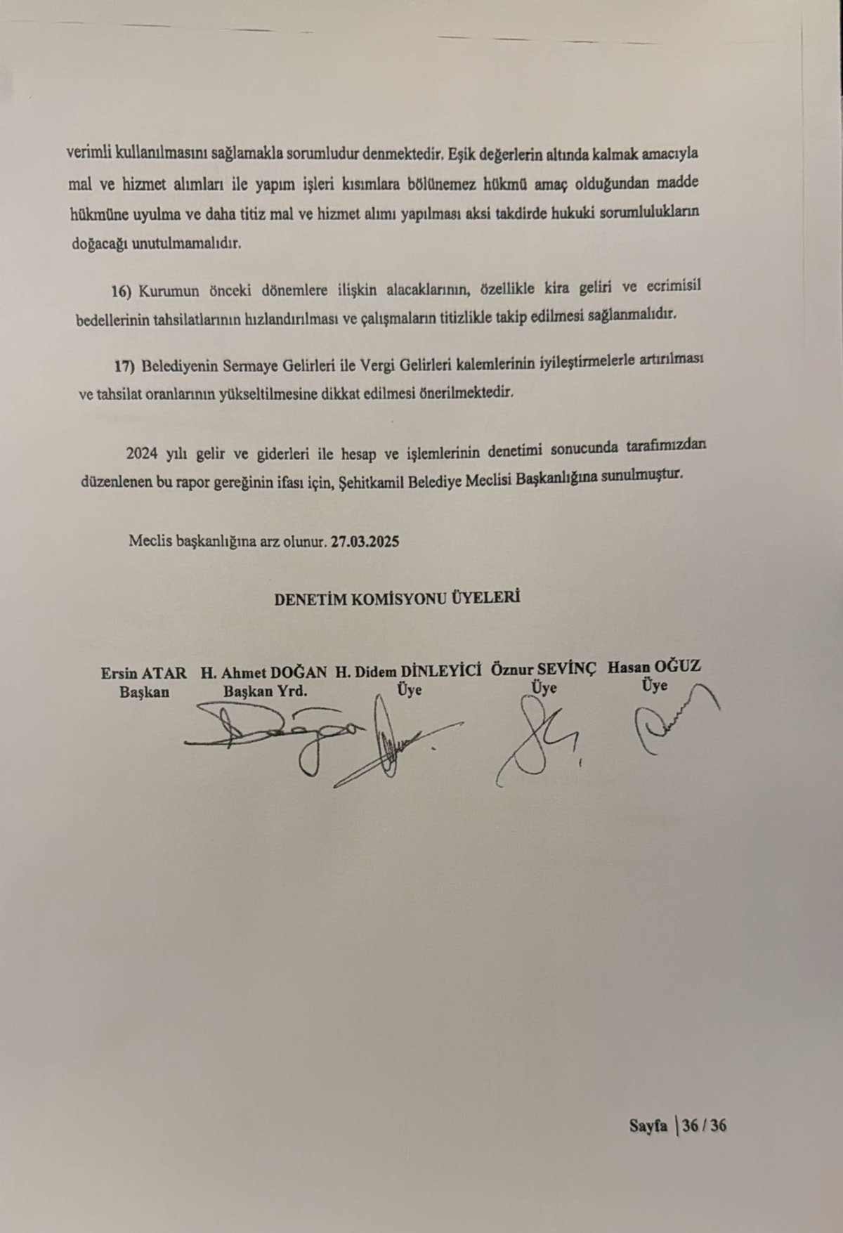 Şehitkamil Belediyesi'nde Usulsüzlük İddiaları ve İstifalar