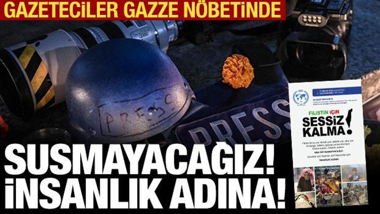 100'den Fazla Gazeteci ve Akademisyen Filistin İçin Canlı Yayın Nöbetinde