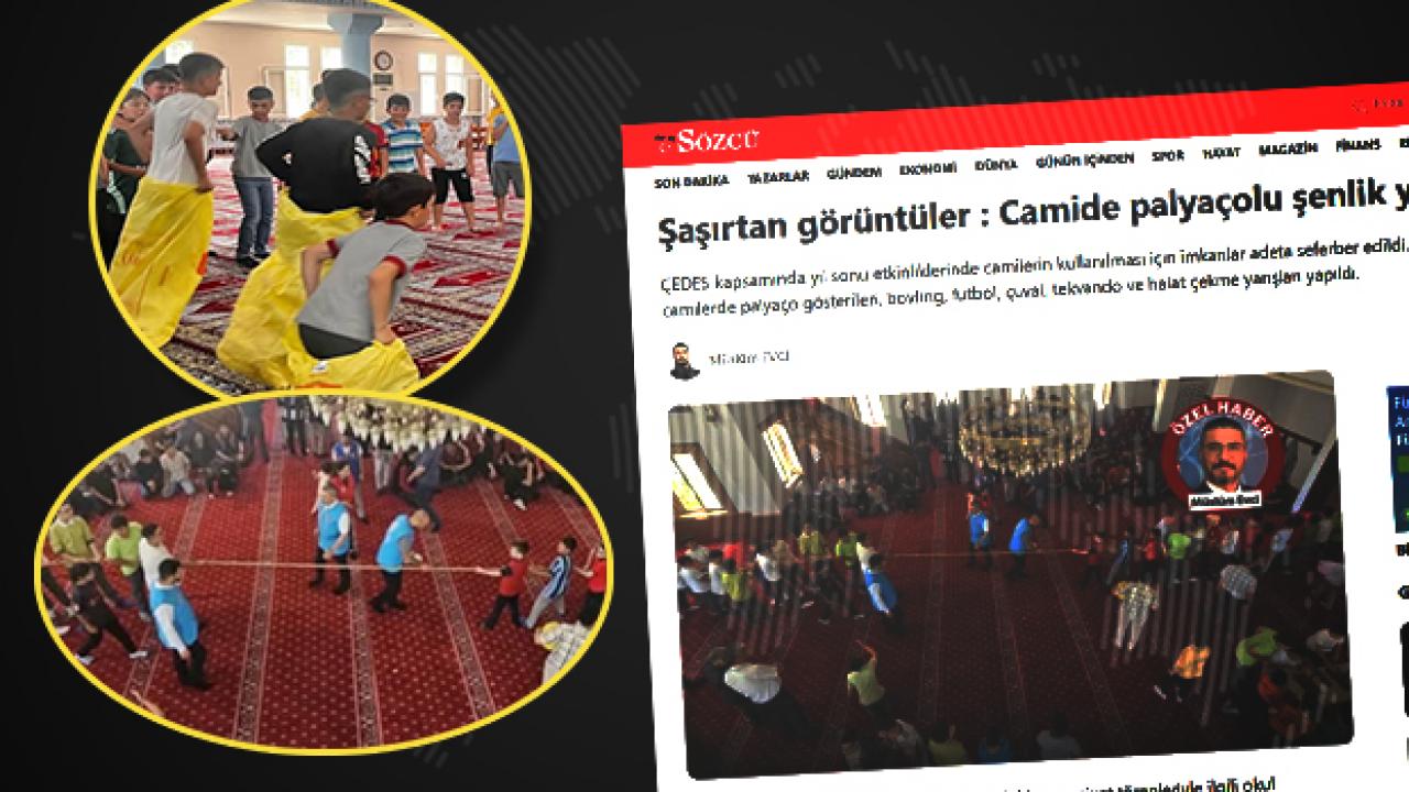 Camilerde çocuklar neşelendi İslamofobikler gerildi: Şaşırdılar, İmamoğlu'na bağladılar!