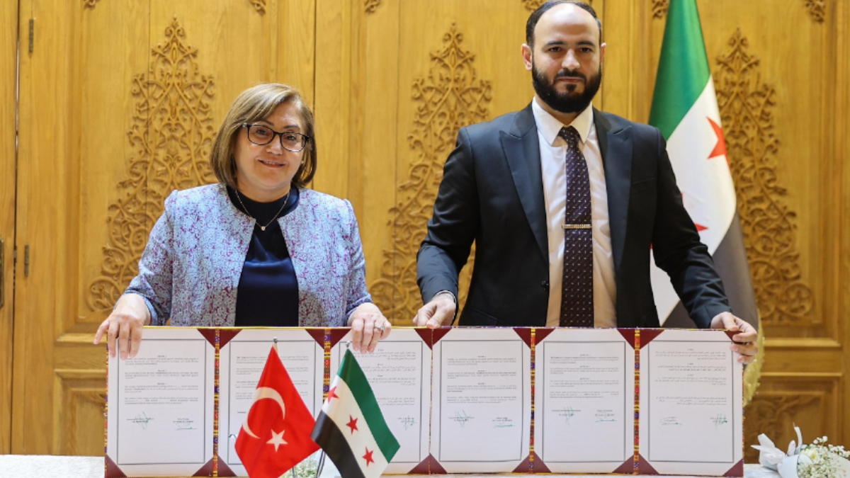 Gaziantep Büyükşehir Belediye Başkanı Fatma Şahin Halep'te