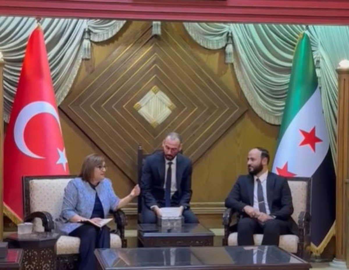 Gaziantep Büyükşehir Belediye Başkanı Fatma Şahin Halep'te