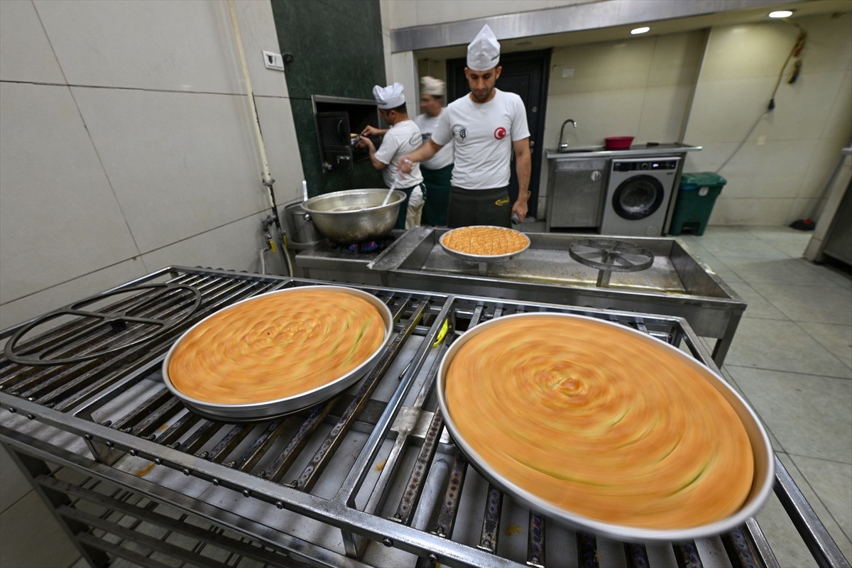 Gaziantepli baklavacılarda Kurban Bayramı telaşı başladı